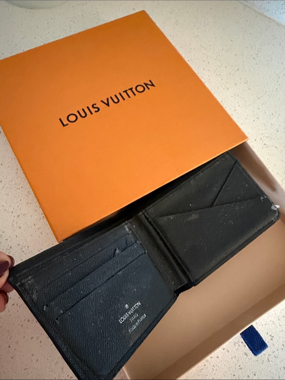 Louis Vuitton Black Damier Graphite Wallet - Picture 3 of 3